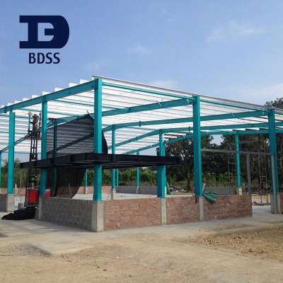 Preengineered China Portal Frame Steel Structure Warehouse shelving