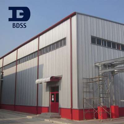 prefabricated metal industrial hall